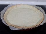 Tarta de crema pastelera con fresas