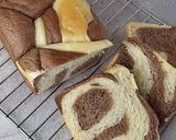 Foto langkah ke 9 dari resep Chocolate Marble Bread (shokupan).