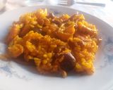 Foto del paso 4 de la receta: Arroz con setas y pollo😋🐔🍄🍗🥘🍷