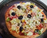 A picture of step 2 of Whole Wheat Veg Pizza.