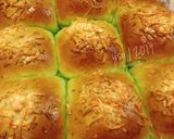 Foto langkah ke 10 dari resep Pandan Soft Bread (Roti Sobek Pandan, lembut wangii).