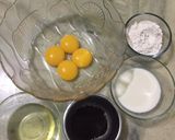 Foto langkah ke 1 dari resep Oreo Chocolate Castella Cake.