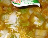 Foto langkah ke 3 dari resep Sayur Santan Sawi Putih Tahu Cokelat.