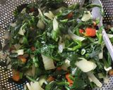 A picture of step 2 of Egg Spinach Casserole.