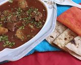 A picture of step 7 of Special Aloo Gosht.
