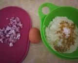 A picture of step 1 of Egg flour fried.