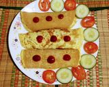 A picture of step 9 of Egg Mushroom Wrap.