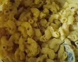 A picture of step 2 of Macroni pakora.