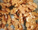 A picture of step 1 of Walnut halwa.