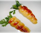 Hình bước làm 5 của món Cornet à la cream - Bánh mì ốc nhân mặn và nhân kem sầu riêng
