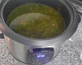 A picture of step 8 of Arroz Verde con Pollo.