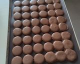 Une image de l'étape 3 de Macaron au chocolat.