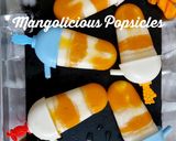A picture of step 3 of Mangolicious Popsicles.