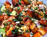Halloumi saláta recept fázis 5 fotója