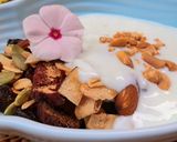 Hình bước làm 2 của món Granola sữa chua