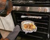 A picture of step 5 of Crispy Garlic Butter Baked Potatoes.