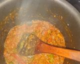 A picture of step 4 of Arvi in yoghurt gravy delicious 😋.