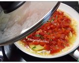 Hình bước làm 5 của món Trứng chiên khoai tây, ớt chuông