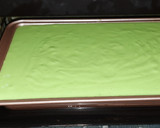 Foto langkah ke 5 dari resep Pandan Ogura Cake.