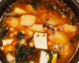 Foto del paso 5 de la receta: Potaje de garbanzos con bacalao, patatas y acelgas