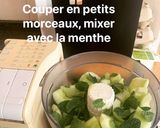 Une image de l'étape 4 de Soupe d’été. Concombre -menthe.