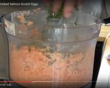A picture of step 3 of Smoked Salmon Scotched Eggs.