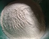 A picture of step 1 of Doughnut dough.