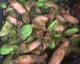 Foto langkah ke 3 dari resep Cumi pete cabai ijo.