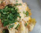 A picture of step 4 of Moong dal sandwich.