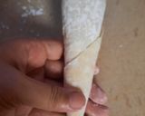 A picture of step 2 of Cone Samosy.