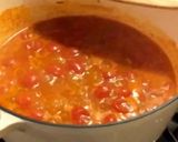 A picture of step 7 of Spicy fish + mussel tomato stew.
