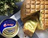 Gambar langkah 4 resipi Matcha Green Tea Butter Cake.