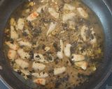 Foto del paso 3 de la receta: Risoni (orzo) con gambas y salmón. Versión vegana