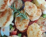Foto del paso 1 de la receta: Golazo al Horno: Milanesas de Peceto con Verduras Mundialistas 💙🩵🤍