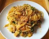 Foto langkah ke 4 dari resep 123.Pad Thai(Kwetiu goreng thailand).