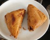 A picture of step 6 of Cheesy Bread Pakoda.