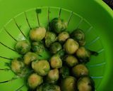 Foto del paso 4 de la receta: Coles de Bruselas especiadas con mayonesa de mostaza