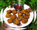 A picture of step 6 of Matar Dal Fritters.