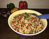 Foto del paso 5 de la receta: Ensalada de pimientos coloridos y granizo