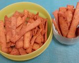A picture of step 5 of Quinoa Flour Cheese Crispies --- A Tea-time Snack.