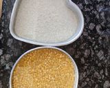 A picture of step 1 of Chana dal idli.