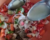 পাপায়া বোট স্যালাড (Papaya Boat Salad recipe in Bengali) রেসিপির ধাপ 2 ছবি