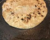 A picture of step 2 of Leftover Roti Tawa Pizza 🍕.