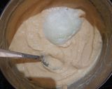 A picture of step 3 of Sev khamani.