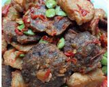 Foto langkah ke 6 dari resep Sambal Dendeng Petai Vegan.
