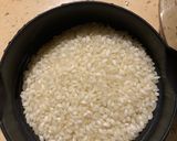 A picture of step 1 of Red poha Proso millet Dosa.