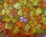 عکس مرحله 4 از دستور خوراک رژیمی با کدو و فیله مرغ🍲