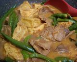 Foto langkah ke 5 dari resep Ase cabe ijo, Lidah sapi plus tahu.