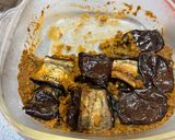 A picture of step 3 of Stuffed Aubergine in Coconut Dal.