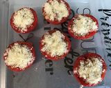 Une image de l'étape 5 de Tomates aux épices, persil et parmesan.
